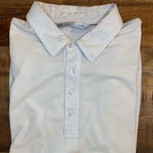 Travis Mathew short sleeve white polo